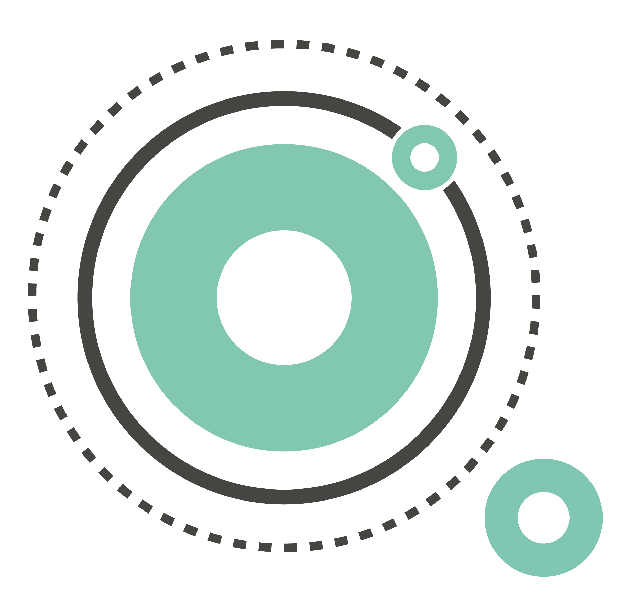 Overlapping circles