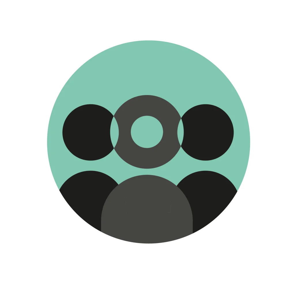 Icon of three people