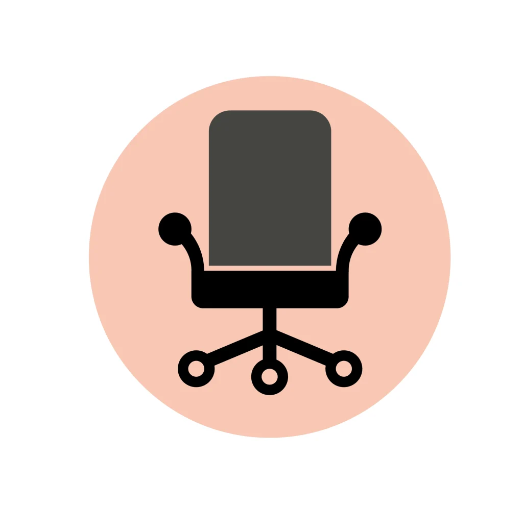 Icon of a desk chair